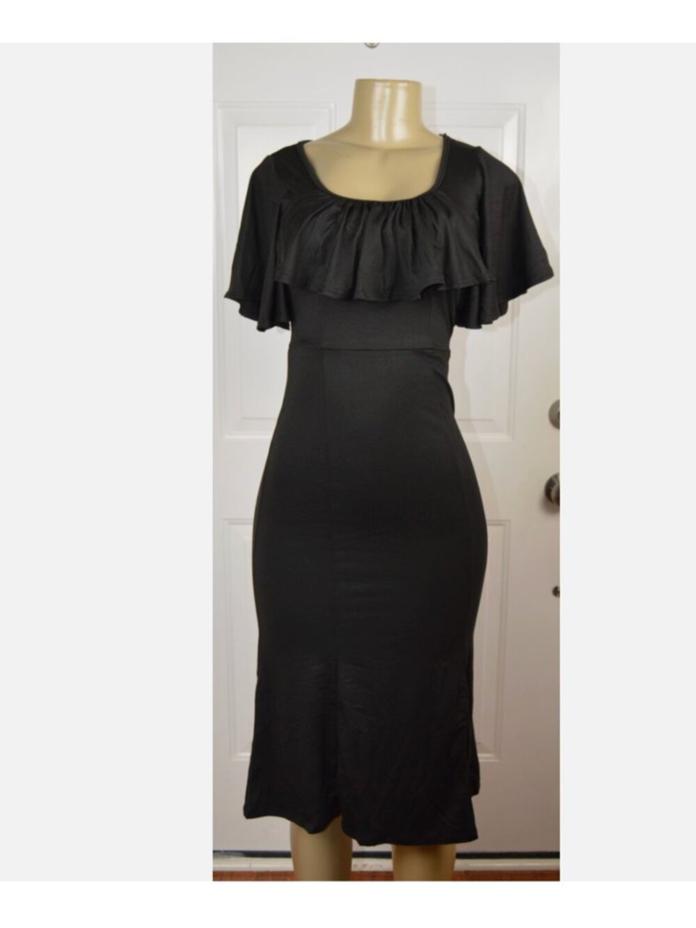 Wax Poetic Black Duchess Wiggle Dress